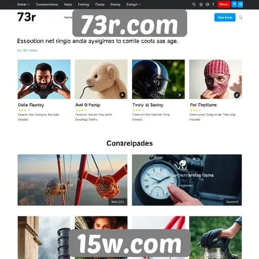 Análise das principais características do site 73r.com
