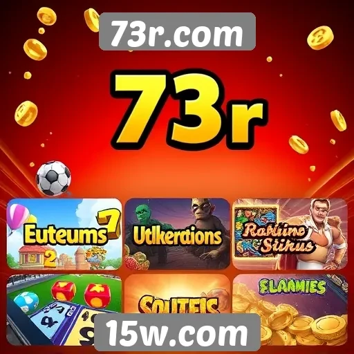 As categorias de jogos disponíveis em 73r.com