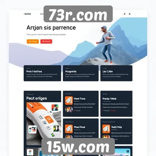 Interface e usabilidade do 73r.com