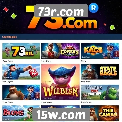 Exploração dos jogos mais populares no 73r.com