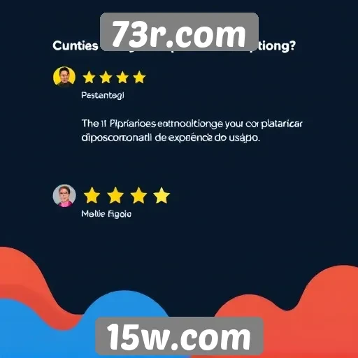 Feedback de usuários sobre 73r.com e sua usabilidade